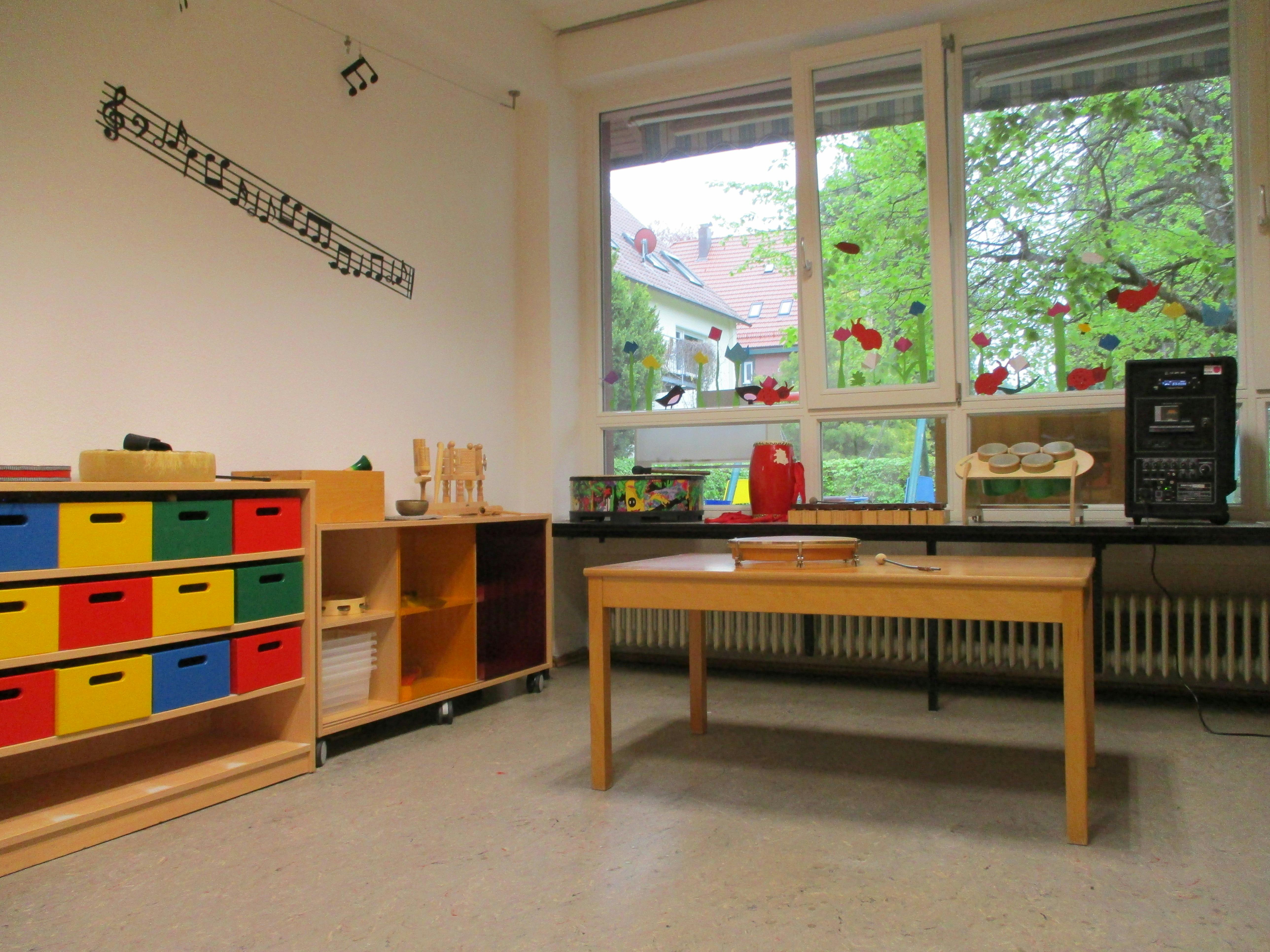 Musikzimmer im Kindergarten schwann