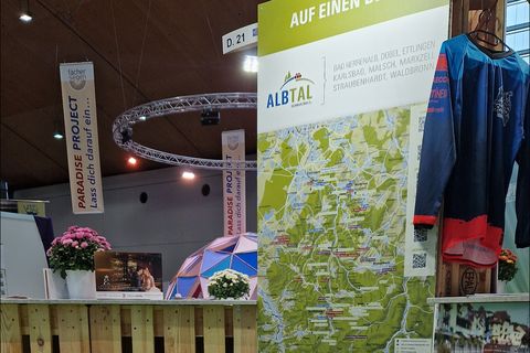 Besuchen Sie den Stand der Tourismusgemeinschaft Albtal Plus e.V. in Halle 1