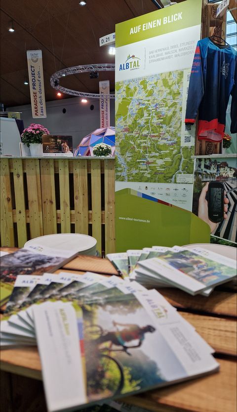 Besuchen Sie den Stand der Tourismusgemeinschaft Albtal Plus e.V. in Halle 1