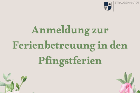 Ab 8. Mai können die Anmeldungen wieder online eingehen.