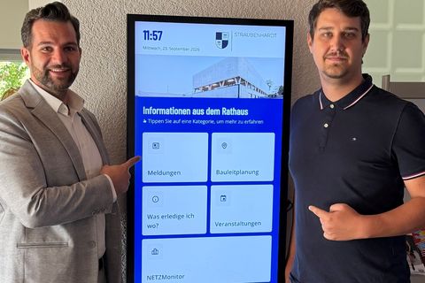 Im Rathaus Conweiler steht den Bürgerinnen und Bürgern ab sofort ein neues digitales Informationsangebot zur Verfügung. 