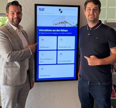 Im Rathaus Conweiler steht den Bürgerinnen und Bürgern ab sofort ein neues digitales Informationsangebot zur Verfügung. 