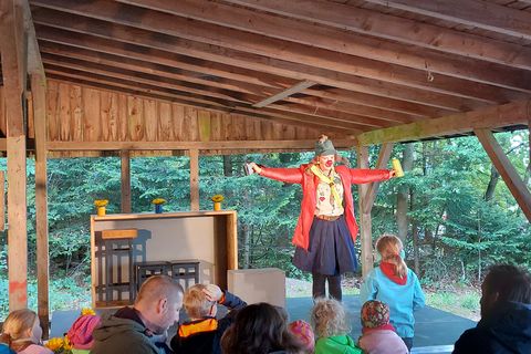 Am Nachmittag des „Horizonte“-Familientheatertags kommen vor allem Kinder auf ihre Kosten.