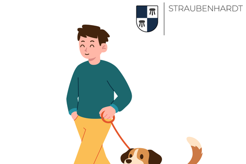 Saubere Wege für alle: Bitte Hundekot auch vor fremden Grundstücken und auf öffentlichen Flächen direkt beseitigen.