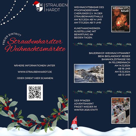 Der neue Flyer “Straubenhardter Weihnachtsmärkte“