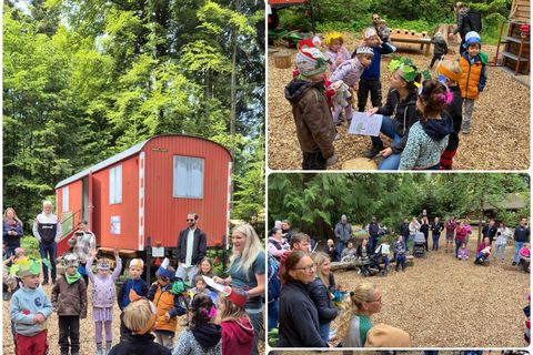 Impressionen vom Frühlingsfest im Waldkindergarten