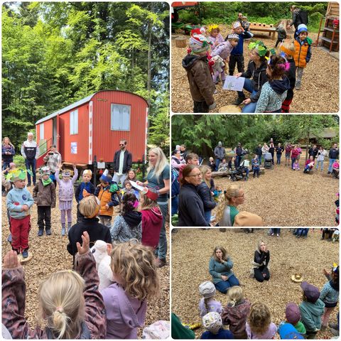 Impressionen vom Frühlingsfest im Waldkindergarten