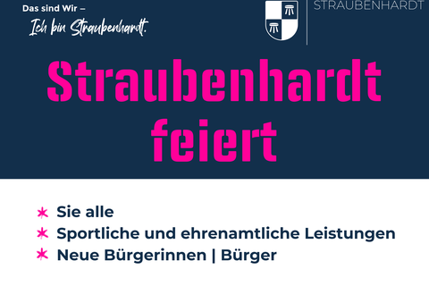 Plakat "Straubenhardt feiert"