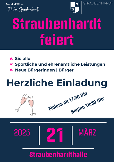Plakat "Straubenhardt feiert"
