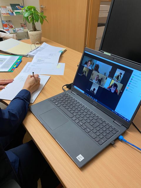 Die Sitzung fand virtuell statt. Foto: Gemeinde