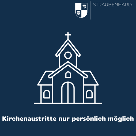 Kirchenaustritte müssen persönlich im Standesamt erfolgen.