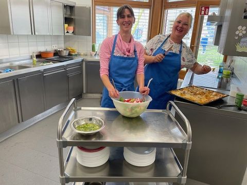 Im Kinderhaus St. Elisabeth wird das Mittagessen täglich frisch zubereitet.