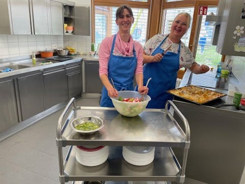 Im Kinderhaus St. Elisabeth wird das Mittagessen täglich frisch zubereitet.