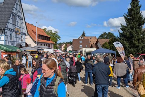 Alle Jahre wieder: Der 19. Naturpark-Markt mitten in Feldrennach bietet wieder eine gute Gelegenheit zum Bummeln, Einkaufen und Verweilen.