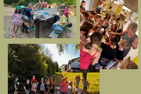 Auch in der zweiten Woche waren die Kinder viel unterwegs in der Umgebung.
