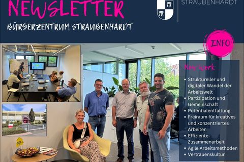Unsere Führungskräfte erhielten spannende Einblicke in das neue Bürokonzept des Landratsamts Rems-Murr-Kreis in Waiblingen.