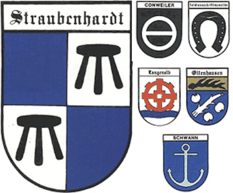 Das Wappen von Straubenhardt