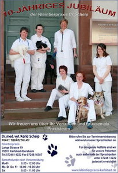 Kleintierpraxis Dr. med. vet. Karla Schelp in Ittersbach