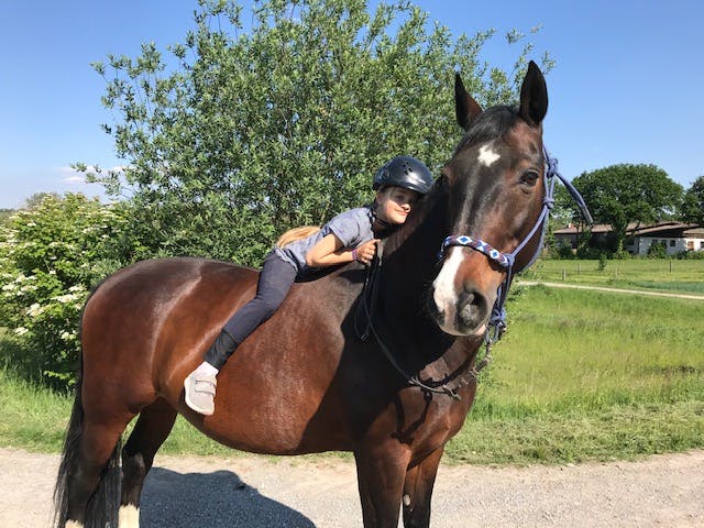 Pferdefreunde Straubenhardt, Mädchen auf Pferd