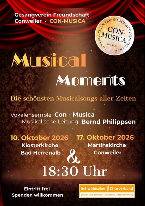 Plakat Konzert Musical Moments